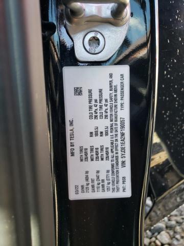 Photo 10 from auction – 2022 TESLA MODEL 3 with VIN 5YJ3E1EA2NF190057