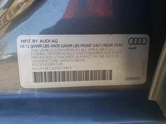 Photo 10 from auction – 2013 AUDI A4 PREMIUM with VIN WAUFFBFLXDN019943