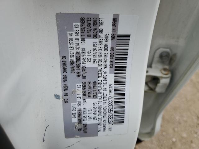 Photo 10 from auction – 2011 MAZDA CX-9 with VIN JM3TB3CV5B0322272