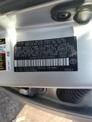 Photo 10 from auction – 2011 TOYOTA CAMRY BASE with VIN 4T4BF3EK1BR121457