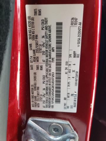 Photo 10 from auction – 2014 FORD ESCAPE SE with VIN 1FMCU0GX2EUE07253