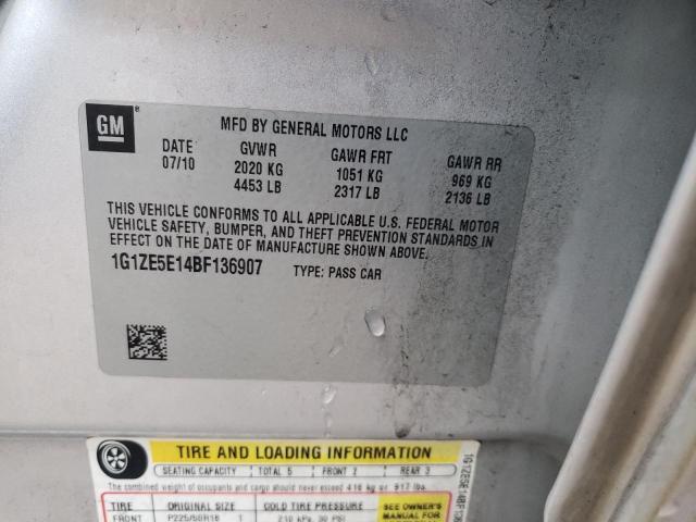 Photo 10 from auction – 2011 CHEVROLET MALIBU LTZ with VIN 1G1ZE5E14BF136907