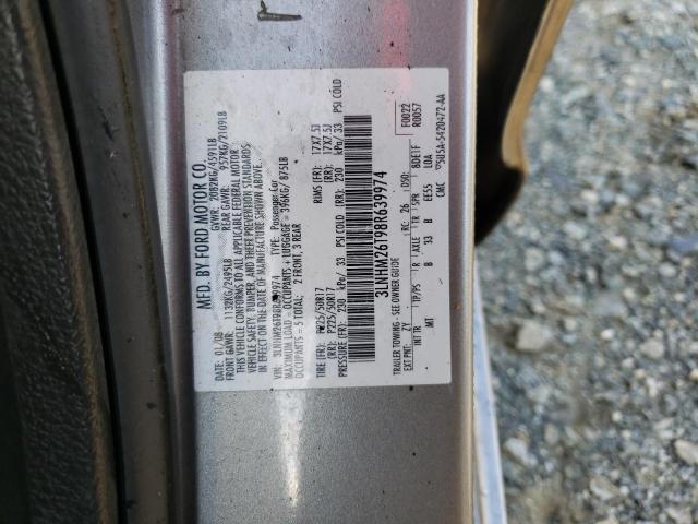 Photo 10 from auction – 2008 LINCOLN MKZ with VIN 3LNHM26T98R639974