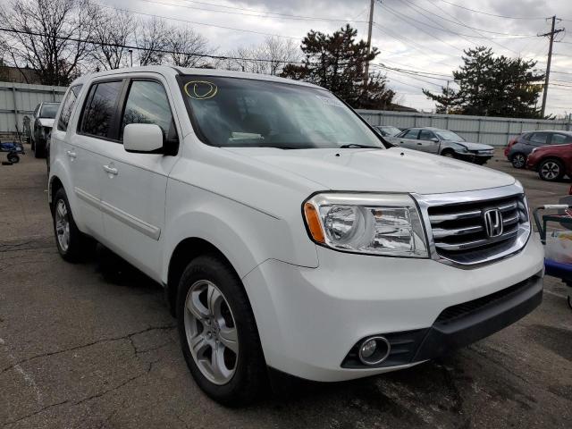 HONDA PILOT EXL 2013 with VIN 5FNYF4H55DB072179 - Photo from auction