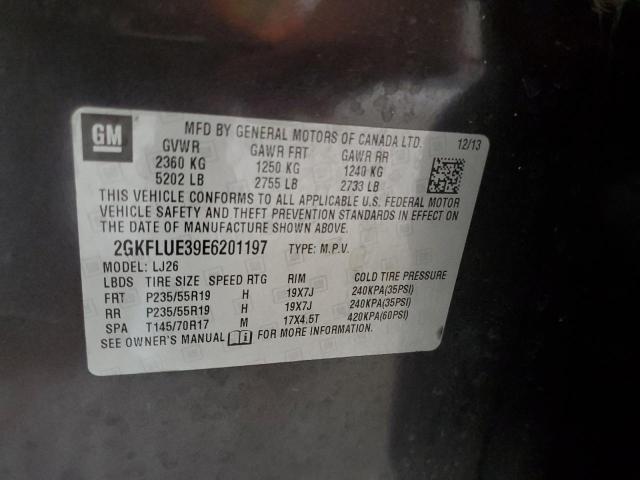 Photo 10 from auction – 2014 GMC TERRAIN DE with VIN 2GKFLUE39E6201197