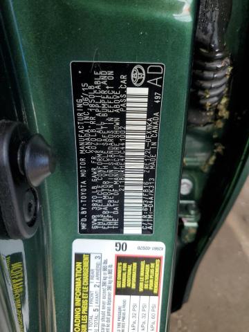 Photo 10 from auction – 2015 TOYOTA COROLLA L with VIN 2T1BURHE4FC441002