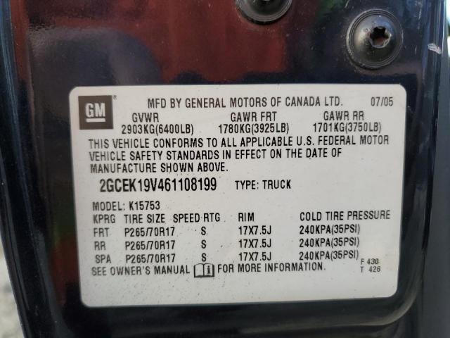 Photo 10 from auction – 2006 CHEVROLET silverado with VIN 2GCEK19V461108199