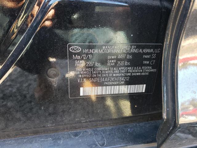Photo 10 from auction – 2019 HYUNDAI SONATA LIM with VIN 5NPE34AF2KH784212