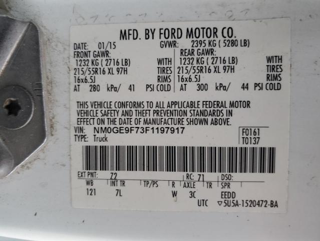 Photo 10 from auction – 2015 FORD TRANSIT CO with VIN NM0GE9F73F1197917