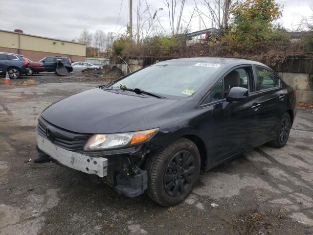 Photo 2 from auction – 2012 HONDA CIVIC LX with VIN 2HGFB2F51CH565362