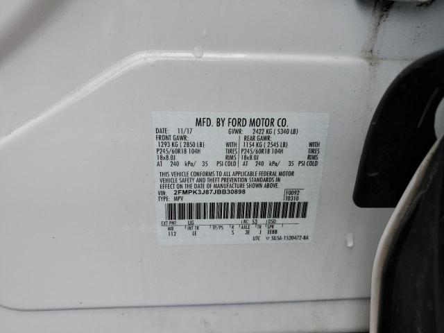 Photo 10 from auction – 2014 FORD EDGE SEL with VIN 2FMPK3J87JBB30898