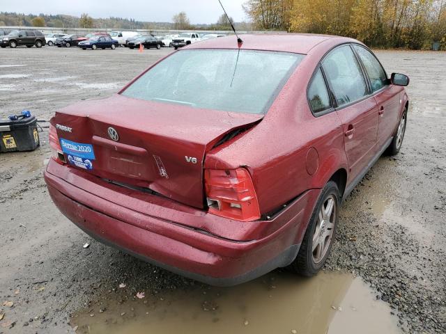 Photo 4 from auction – 2000 VOLKSWAGEN PASSAT GLX with VIN WVWPD23B6YP303234