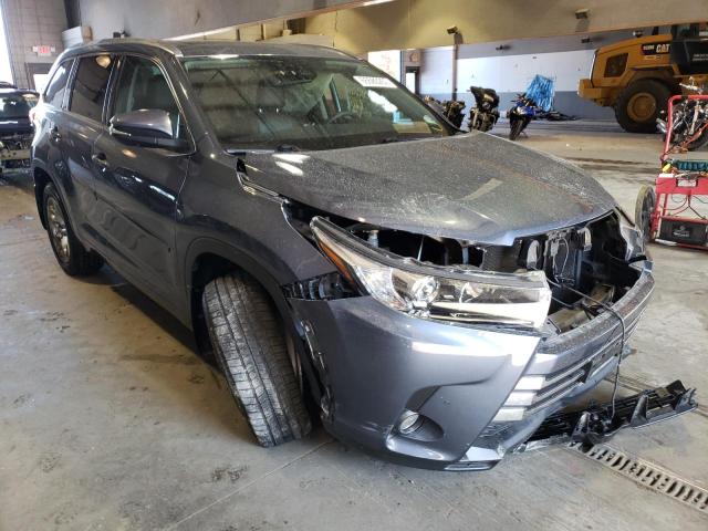 TOYOTA HIGHLANDER 2017 with VIN 5TDYZRFH9HS225794 - Photo from auction