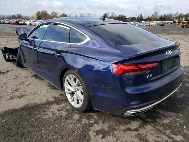 Photo 3 from auction – 2021 AUDI A5 PREMIUM with VIN WAUCBCF54MA011351