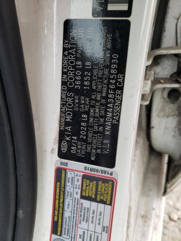 Photo 10 from auction – 2015 KIA RIO LX with VIN KNADM4A38F6458930