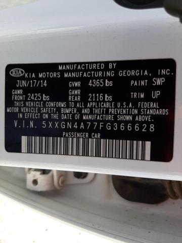 Photo 10 from auction – 2015 KIA OPTIMA EX with VIN 5XXGN4A77FG366628