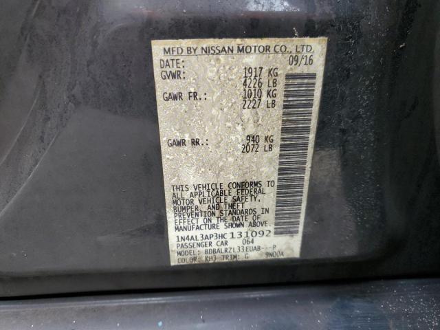 Photo 10 from auction – 2017 NISSAN ALTIMA 2.5 with VIN 1N4AL3AP3HC131092