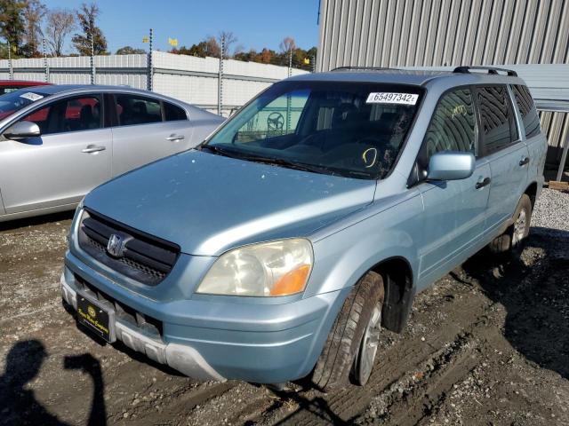 Photo 2 from auction – 2003 HONDA PILOT EXL with VIN 2HKYF18523H590233