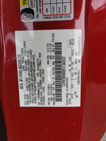 Photo 10 from auction – 2008 FORD MUSTANG with VIN 1ZVHT80N085136032