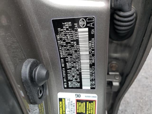 Photo 10 from auction – 2018 TOYOTA COROLLA L with VIN 2T1BURHEXJC092498