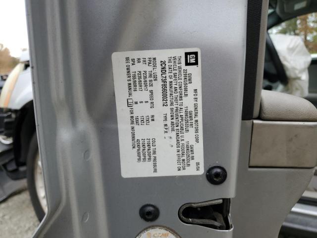 Photo 10 from auction – 2005 CHEVROLET EQUINOX LT with VIN 2CNDL73F856000212