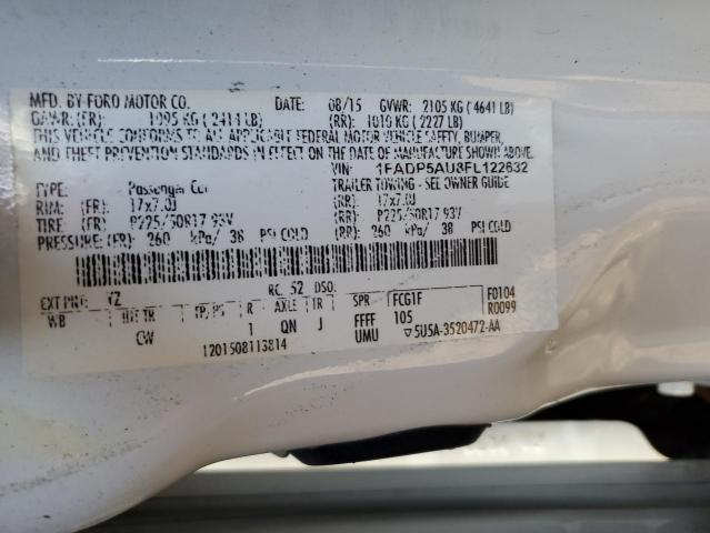 Photo 10 from auction – 2015 FORD C-MAX SE with VIN 1FADP5AU8FL122632