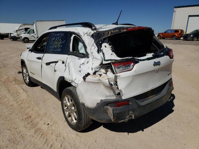 Photo 3 from auction – 2016 JEEP CHEROKEE S with VIN 1C4PJLAB4GW141092