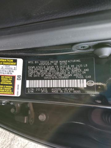 Photo 10 from auction – 2020 LEXUS ES 300H with VIN 58AD21B1XLU008907