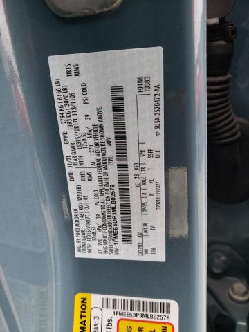 Photo 10 from auction – 2021 FORD BRONCO BAS with VIN 1FMEE5DP3MLB02579