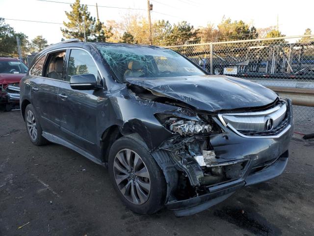 ACURA MDX TECHNO 2014 with VIN 5FRYD3H49EB016947 - Photo from auction