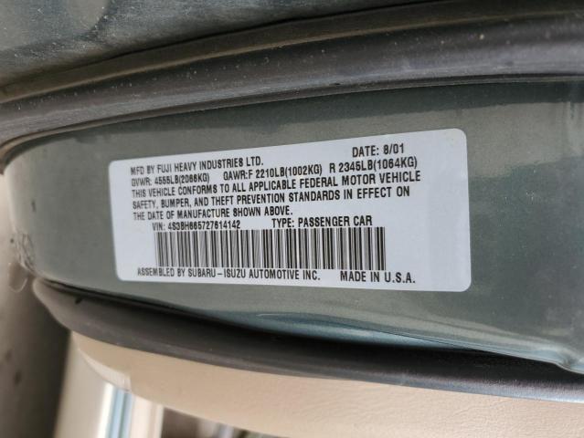 Photo 10 from auction – 2002 SUBARU LEGACY OUT with VIN 4S3BH665727614142