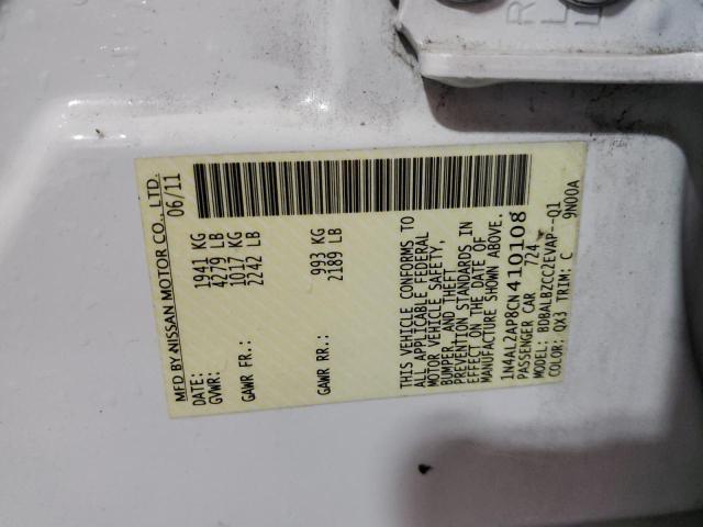 Zdjęcie 10 z aukcji – 2012 NISSAN ALTIMA BAS z VIN 1N4AL2AP8CN410108