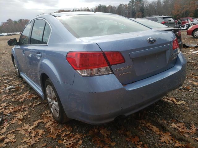 Foto 3 de la subasta – 2011 SUBARU LEGACY 2.5 con VIN 4S3BMBA61B3238503