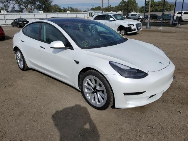 TESLA MODEL 3 2021 with VIN 5YJ3E1EB5MF919093 - Photo from auction