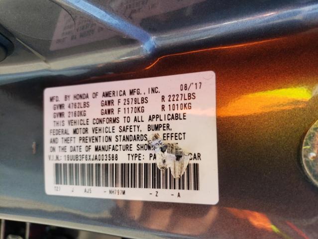 Photo 10 from auction – 2018 ACURA TLX TECH+A with VIN 19UUB3F6XJA003588