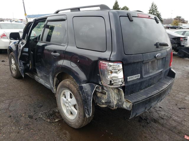 Photo 3 from auction – 2010 FORD ESCAPE XLT with VIN 1FMCU0D72AKA02245