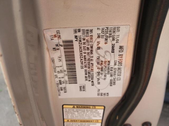 Фото 10 с аукциона – 2005 FORD EXPLORER X с VIN 1FMZU62EX5ZA39135