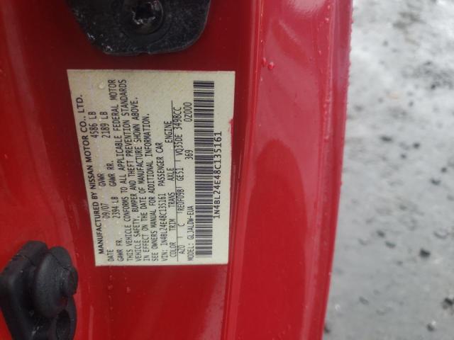 Photo 10 from auction – 2008 NISSAN ALTIMA 3.5 with VIN 1N4BL24E48C135161