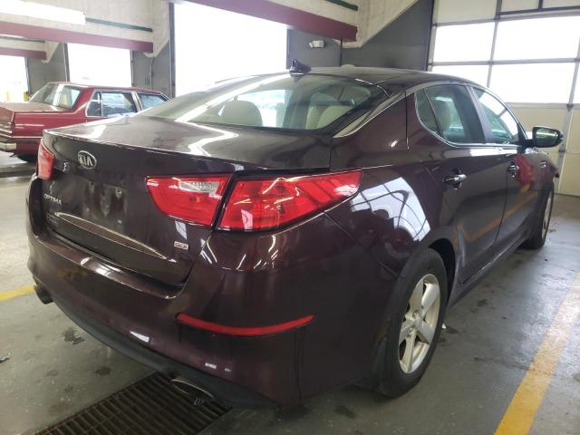 Photo 4 from auction – 2015 KIA OPTIMA LX with VIN 5XXGM4A72FG471239