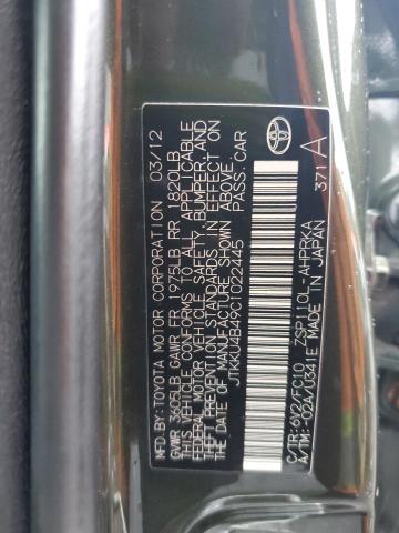 Photo 10 from auction – 2012 SCION XD with VIN JTKKU4B49C1022445
