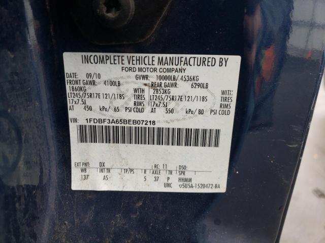 Photo 10 from auction – 2011 FORD F350 SUPER with VIN 1FDBF3A65BEB07218