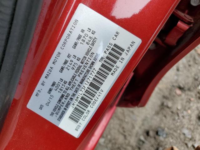 Photo 10 from auction – 2015 MAZDA 3 TOURING with VIN JM1BM1L73F1271777