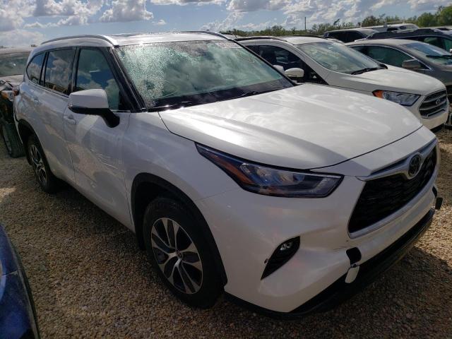 TOYOTA HIGHLANDER 2020 with VIN 5TDGZRBH8LS503434 - Photo from auction