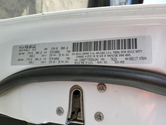 Photo 10 from auction – 2019 RAM 1500 CLASS with VIN 1C6RR7TT7KS541041