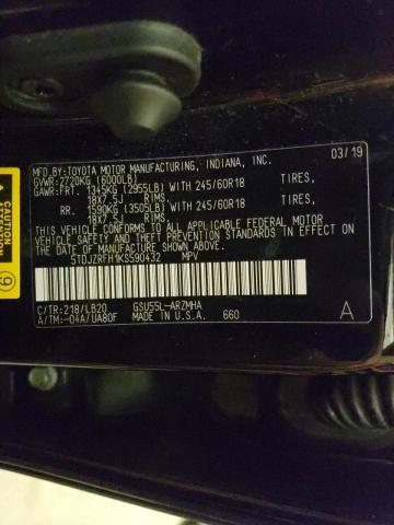 Photo 10 from auction – 2019 TOYOTA HIGHLANDER with VIN 5TDJZRFH1KS590432
