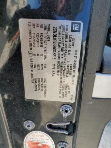Photo 10 from auction – 2008 CHEVROLET EQUINOX SP with VIN 2CNDL037886313216