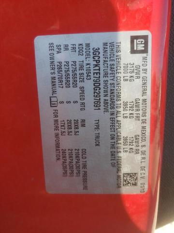 Photo 10 from auction – 2013 CHEVROLET SILVERADO with VIN 3GCPKTE79DG297691
