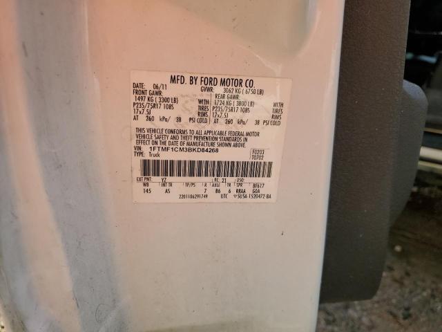 Photo 10 from auction – 2011 FORD F150 with VIN 1FTMF1CM3BKD84268