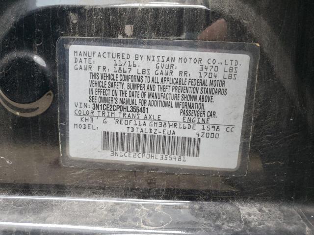 Photo 10 from auction – 2017 NISSAN VERSA NOTE with VIN 3N1CE2CP0HL355481