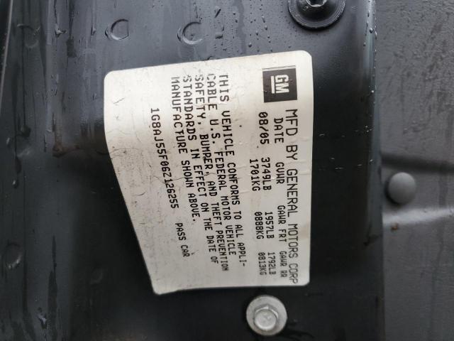 Photo 10 from auction – 2006 SATURN ION LEVEL with VIN 1G8AJ55F06Z126255